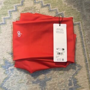 ALO Yoga Bright Red Leggings